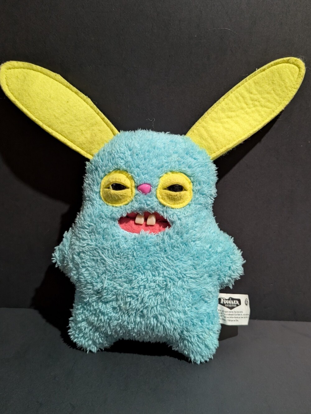 Fuggler Rabid Rabbit Blue Funny Ugly Monster Plush Snuggler Edition Teeth 2018